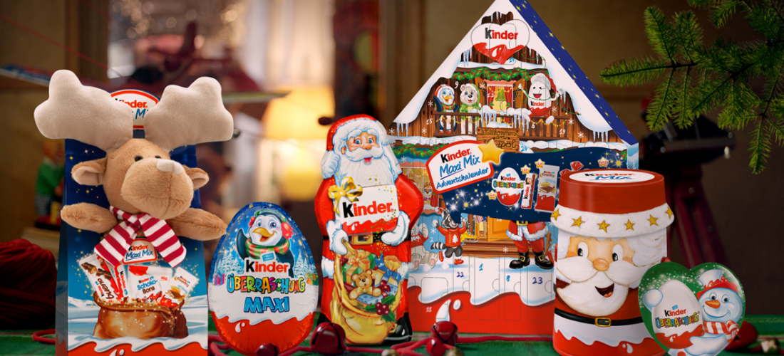 Großes Weihnachtsgewinnspiel mit kinder von Ferrero