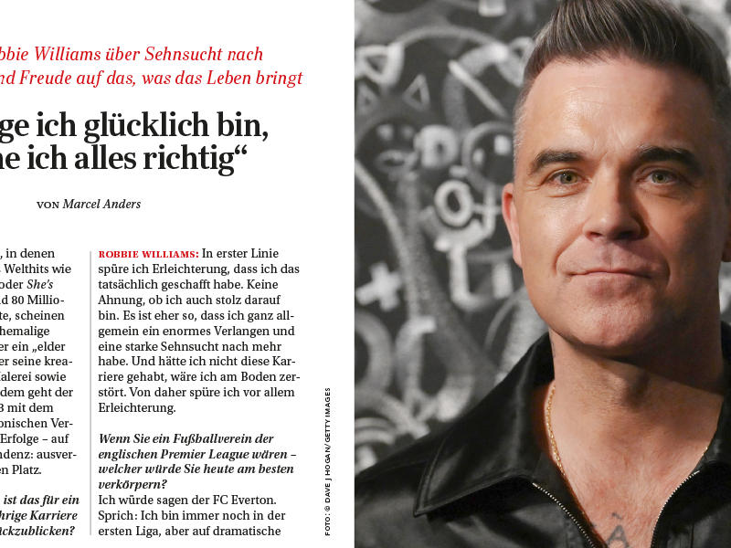 Interview: <br/> Robbie Williams